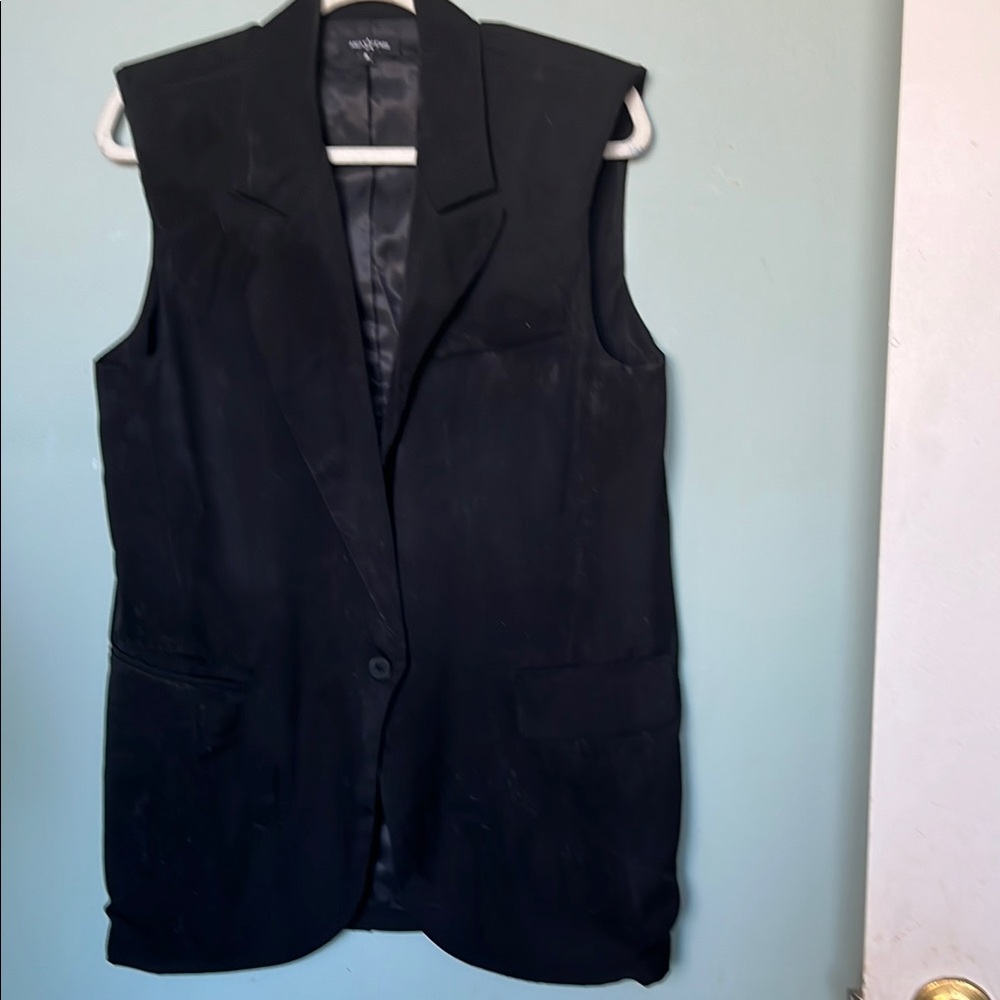 Women's Black Vest by Area Stars.